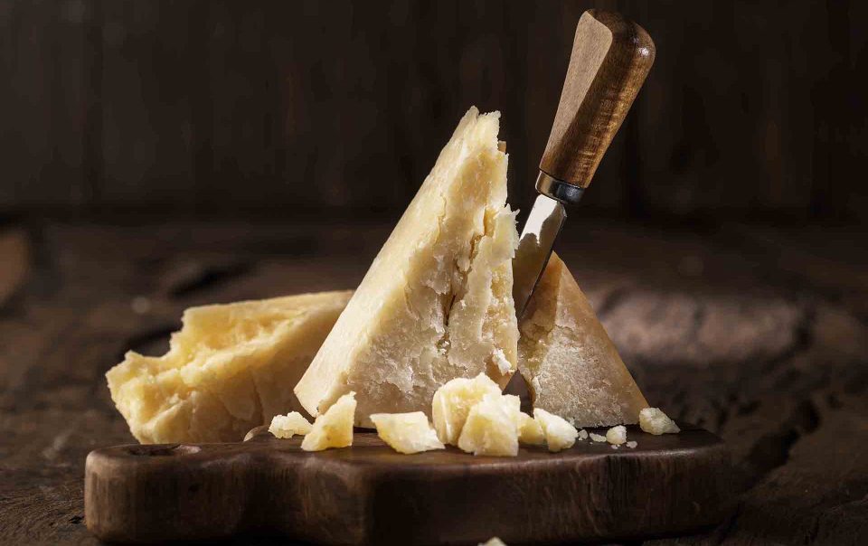 Parma cheese food culatello, parmesan, prosciutto